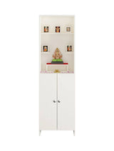 Minimalist Tall Pooja Mandir With Storage